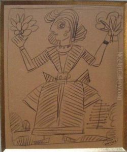 Femme Aux Fleurs