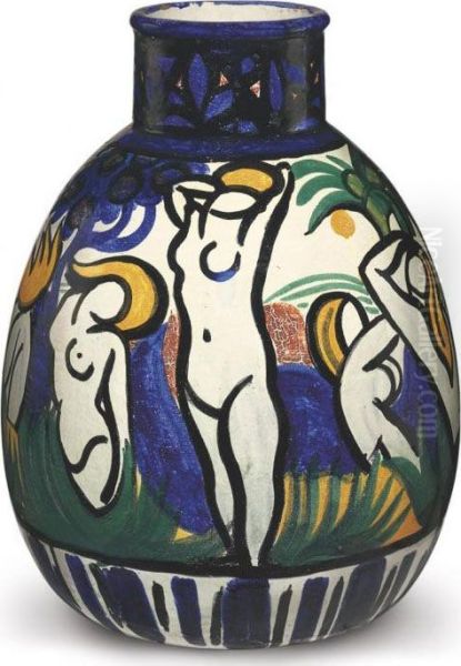 Baigneuses Dans Un Paysage - view 1
