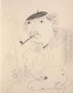 Autoportrait A La Palette by Andre Derain