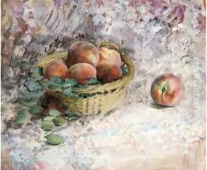 Nature morte aux paches by Henri Lebasque