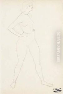 Baigneuse Mains Sur Les Hanches by Andre Derain