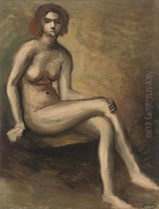 Nu Assis by Andre Derain