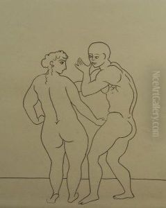 L'homme Et La Femme by Andre Derain