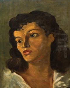 Portrait De Femme by Andre Derain