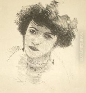 Portrait Of Young Woman by Andre Derain