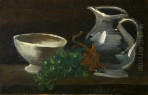Nature Morte Au Pichet Et A La Grappe De Raisin by Andre Derain