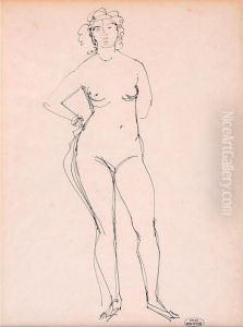 Modele Nu Posant by Andre Derain