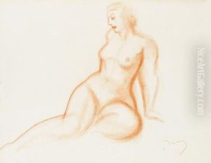 Nu Assis by Andre Derain