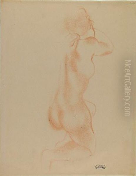 Rotel Auf Sandfarbenem Zeichenpapier Mit Perforiertem Blattrand - view 1