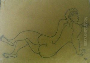 Nu Allonge De Dos by Andre Derain