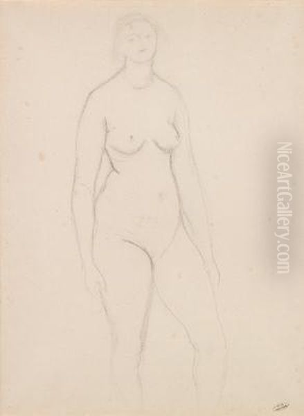 Stehender Weiblicher Akt - view 1