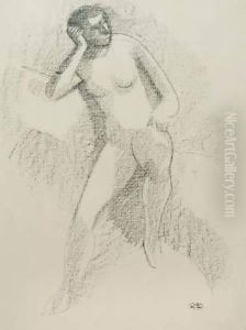 Nu Accoude by Andre Derain