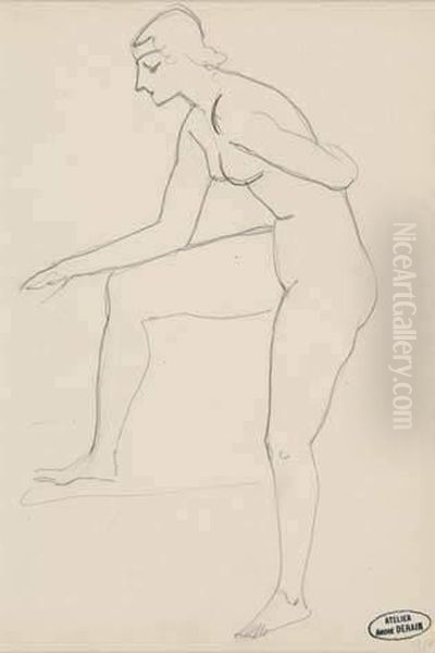 Baigneuse De Profil, Un Bras Dans Le Dos - view 1