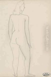 Le Modele Nu, Trois-quarts Dos by Andre Derain