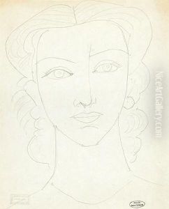 Joven De Frente. by Andre Derain