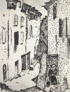 Rue A Collioure, Quartier Du Mirador by Andre Derain
