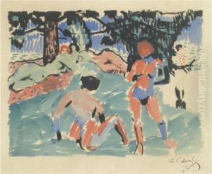 Baigneuses (le Calme) by Andre Derain