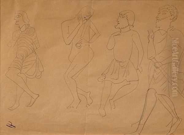 Etude Pour Un Costume De Theatre - view 1