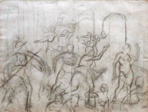 Etude De Scene Antique by Andre Derain