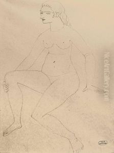 Femme Nueassise by Andre Derain