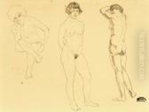 Three Figures (two Standing, One Seated) by Andre Derain