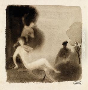 Scene Mythologique by Andre Derain