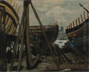 Guilvinec Bateaux by Andre Derain