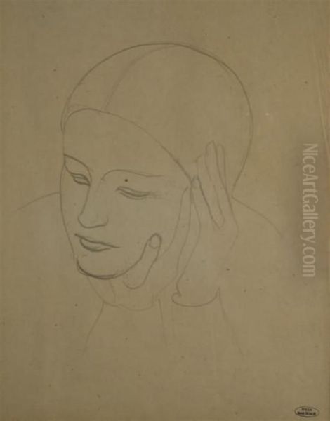 Femme Pensive - view 1