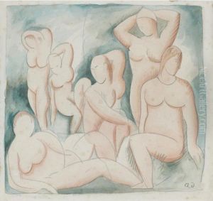 Etude De Nus by Andre Derain