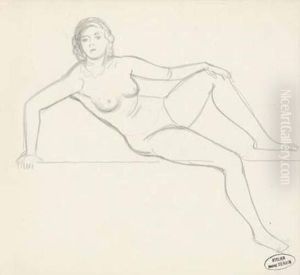 Femme Nue Assise by Andre Derain