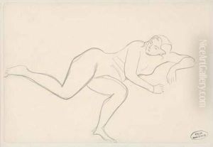 Femme Nue Couchee by Andre Derain