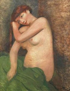 Buste De Femme Assise Aux Seins Nus, 1927-1928 by Andre Derain