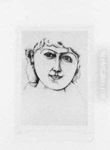 [tete De Femme De Face] by Andre Derain