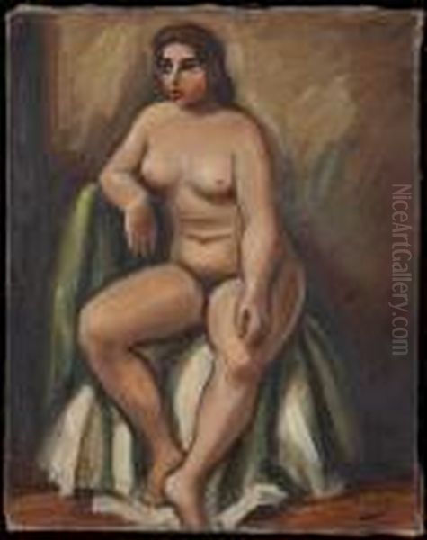Seated Nude - view 1
