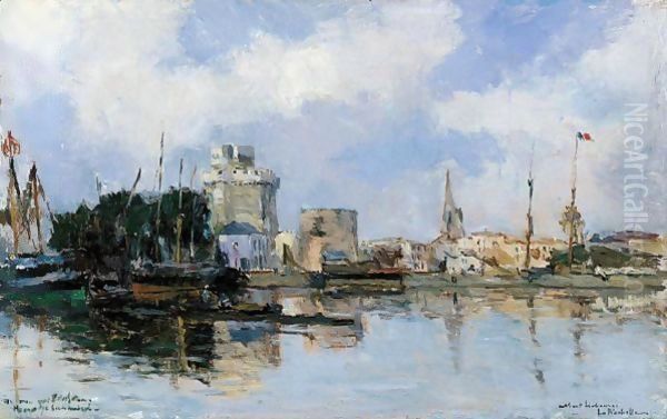 La Rochelle, the Harbor, Bright Sky - view 1