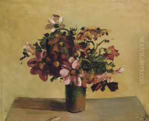 Anemones Dans Un Vase by Andre Derain
