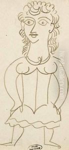 Personnage.
Cachet D'atelier En Bas A Droite. by Andre Derain