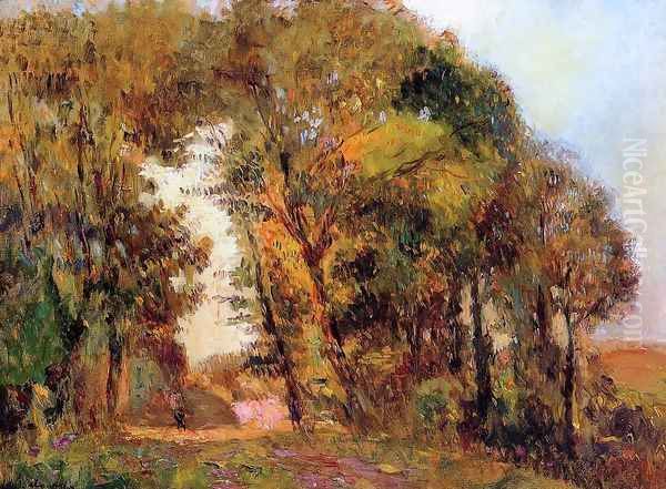 The Forest in Autumn near Rouen - view 1