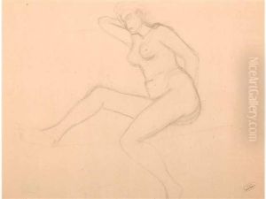 Nu Assis by Andre Derain