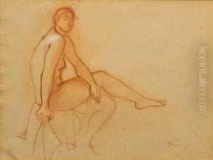 Nu Assis by Andre Derain