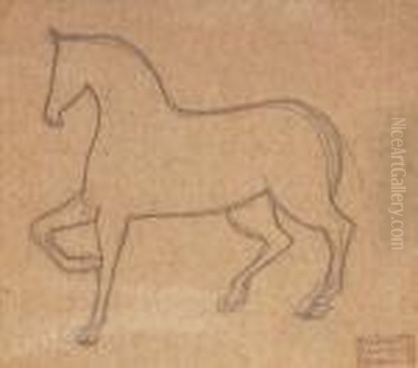 Cheval Au Pas - view 1