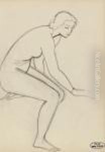 Femme Nue Assise