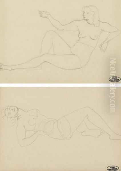Femme Nue Assise - view 1