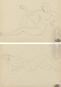 Femme Nue Assise by Andre Derain
