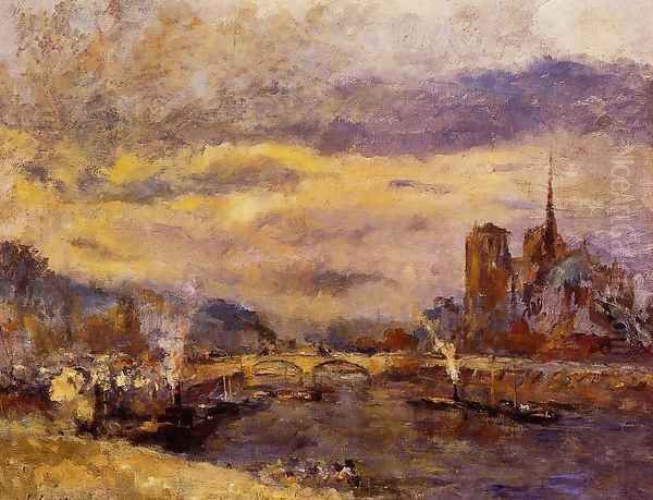 Paris, the Seine and Notre-Dame - view 1