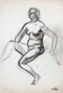 Nu Assis. by Andre Derain