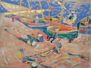 Bateaux A Collioure by Andre Derain