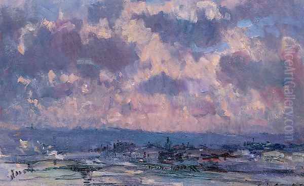 The Seine and the Faubourt Saint-Server, Sky Study - view 1