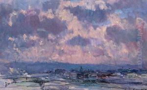 The Seine and the Faubourt Saint-Server, Sky Study