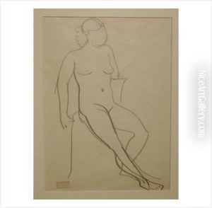 Nu Assis by Andre Derain